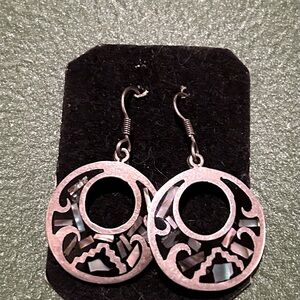 Sterling silver drop earrings